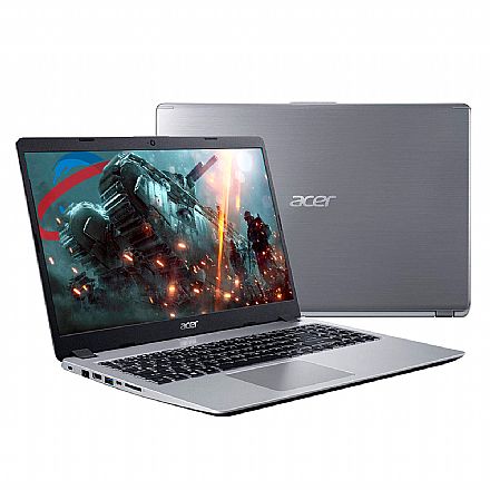 Notebook - Notebook Acer Aspire A515-52G-577T - Tela 15.6", Intel i5 8265U, 8GB, SSD 240GB, GeForce MX130, Windows 10