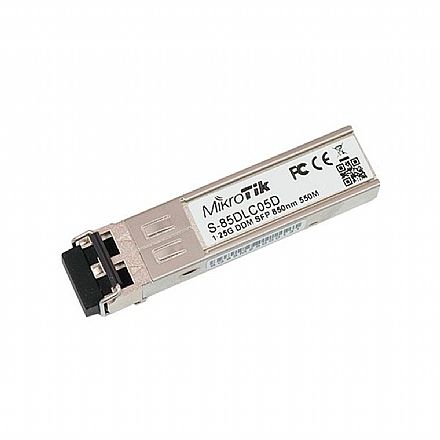 Modulo GBIC - Módulo GBIC LC Duplex Mikrotik S-85DLC05D - Alcance de 550m