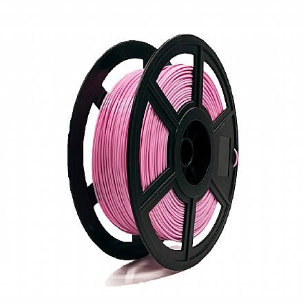 Filamento 3D - Filamento para Impressora 3D FFF - PLA Rosa - 0,5Kg - 1,75mm - Flashforge