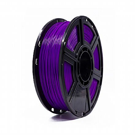 Filamento 3D - Filamento para Impressora 3D FFF - PLA Roxo - 0,5Kg - 1,75mm - Flashforge