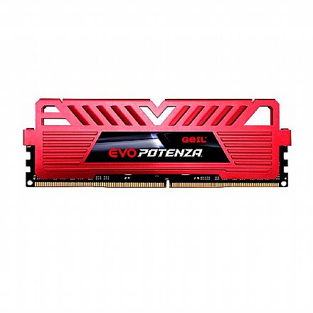 Memória para Desktop - Memória 4GB DDR4 2666MHz Geil EVO Potenza - CL19 - GPR44GB2666C19SC