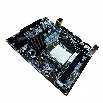 Placa Mãe para AMD - Placa Mãe BPC-78LM2-M (AM2 - DDR2) Chipset AMD - Micro ATX