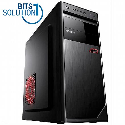 Computador - Computador Bits Solution One - Intel Pentium Dual Core, 4GB, SSD 120GB, FreeDos - Garantia 1 Ano