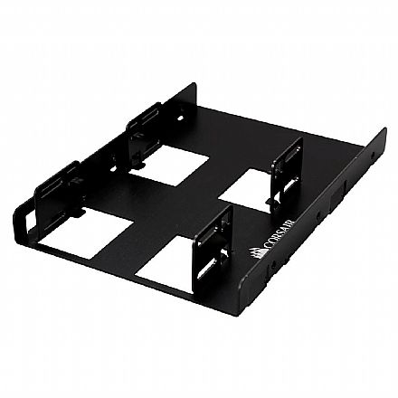 Storage / Case / Dockstation - Adaptador de Baia 3.5" para 2.5" Corsair para até 2 SSD`s - CSSD-BRKT2