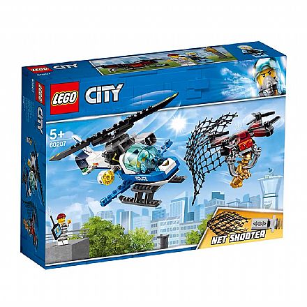 Brinquedo - LEGO City - Perseguição de Drone - 60207