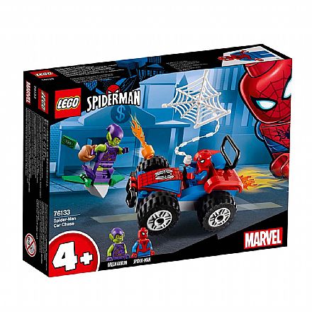 Brinquedo - LEGO Marvel Super Heroes - Homem-Aranha contra Duende Verde - 76133