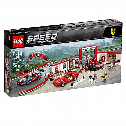 Brinquedo - LEGO Speed Champions - Garagem Ferrari Ultimate - 75889