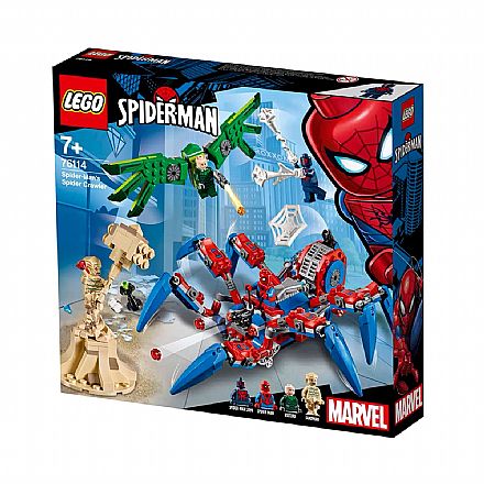 Brinquedo - LEGO Marvel Super Heroes - A Aranha Robô do Homem-Aranha - 76114