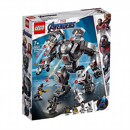 Brinquedo - LEGO Marvel Super Heroes - Hulkbuster do Máquina de Combate - 76124