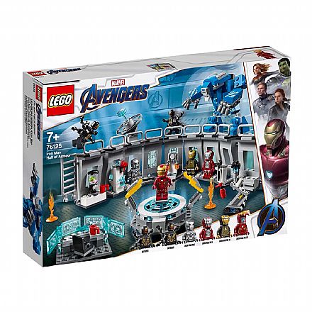Brinquedo - LEGO Marvel Super Heroes - Homem de Ferro: Salão de Armaduras - 76125