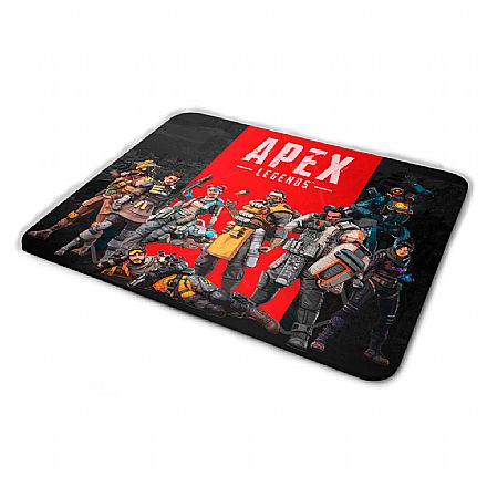 Mouse pad - Mousepad Bits Gamer APEX Legends - Médio: 360 x 250mm