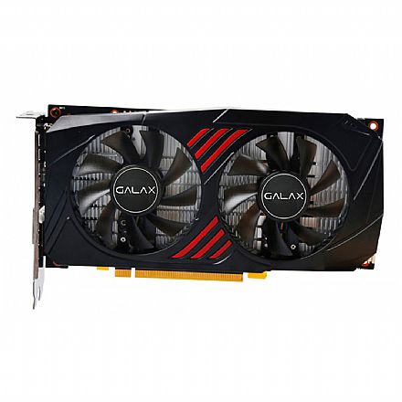 Placa de Vídeo - GeForce GTX 1060 6GB GDDR5X 192bits - OC Dual RedBlack - Galax 60NRJ7DSX1PO