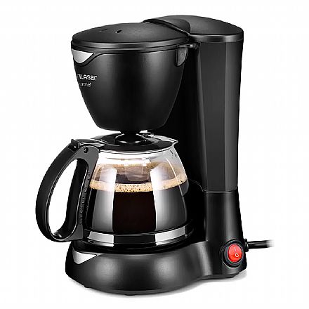 Eletroportáteis - Cafeteira Elétrica Gourmet - 127V - 200W - Prepara até 15 xícaras - Possui Filtro Permanente Lavável - Preta - Multilaser BE01