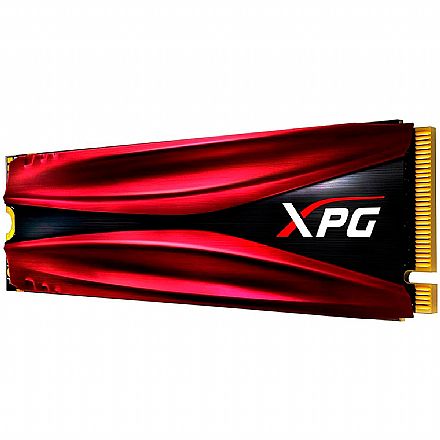 SSD - SSD M.2 256GB Adata XPG Gammix S11 Pro - NVMe - 3D NAND - Leitura 3500 MB/s - Gravação 1200MB/s - AGAMMIXS11P-256GT-C