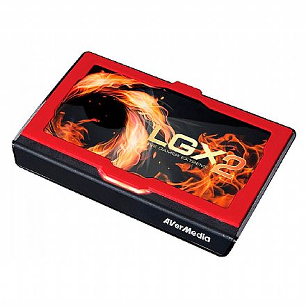 Captura de TV/Video - Captura de Video Live Gamer Extreme 2 AVerMedia GC551 - Resolução Ultra HD 4K - 60 FPS - HDMI - USB 3.1 Tipo C - Ideal para Gravar Jogos - Capa Personalizável - Compatível com Xbox / PS4 / Switch / PC
