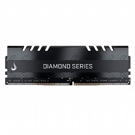 Memória para Desktop - Memória 8GB DDR4 2400MHz Rise Mode Diamond - CL15 - com Dissipador - RM-D4-8GB-2400D