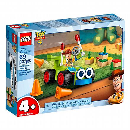 Brinquedo - LEGO Toy Story 4 - Woody e RC - 10766