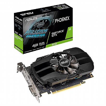 Placa de Vídeo - GeForce GTX 1650 4GB GDDR5 128bits - Phoenix - Asus PH-GTX1650-4G