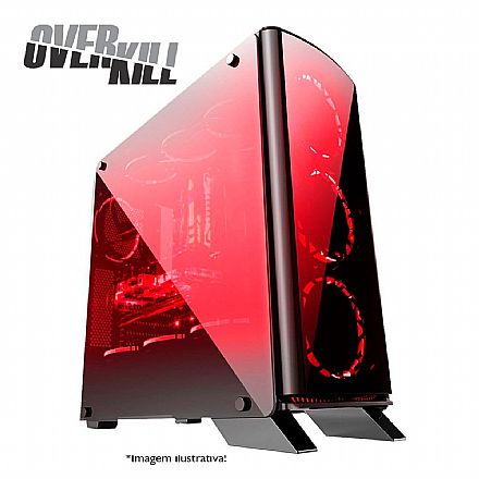 Computador Gamer - PC Gamer Bits Overkill - Intel® i9 9900K, 16GB, HD 2TB + SSD 480GB, GeForce RTX 2080 8GB