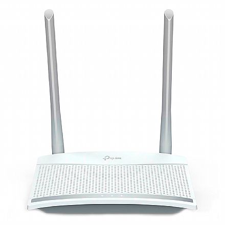 Roteador Wi-Fi TP-Link TL-WR820N - 300Mbps - 2 Antenas fixas de 5dBi Roteador, Repetidor & Acess Point - Roteador Wi-Fi TP-Link TL-WR820N - 300Mbps - 2 Antenas fixas de 5dBi