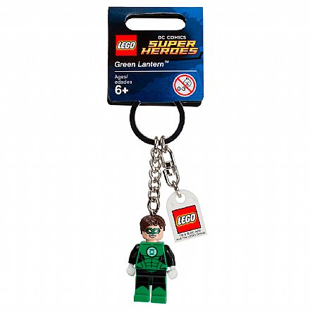 Brinquedo - LEGO - Chaveiro - DC Super Heroes - Lanterna Verde - 853452