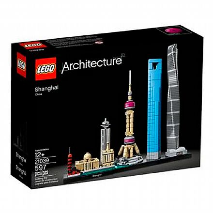 Brinquedo - LEGO Architecture - Xangai (Shanghai) - 21039