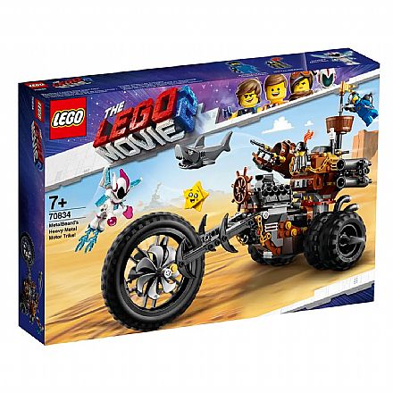 Brinquedo - LEGO The Movie - Triciclo Heavy Metal do Barba de Ferro - 70834