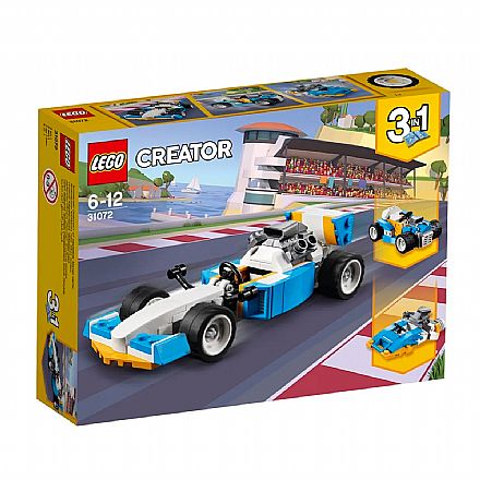 Brinquedo - LEGO Creator - Modelo 3 em 1 - Motores de Corrida Radical - 31072