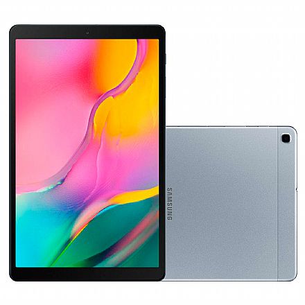 Tablet - Tablet Samsung Galaxy Tab A 4G T515 - Tela 10.1" WUXGA, 32GB, Octa-Core, Câmera Traseira 8MP + Frontal 5MP - SM-T515 - Prata