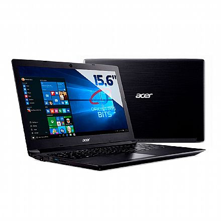 Notebook - Notebook Acer Aspire A315-53-55DD - Intel i5 7200U, 12GB, SSD 240GB, Tela 15.6", Windows 10