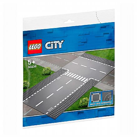 Brinquedo - LEGO City - Reta e Entroncamento - 60236