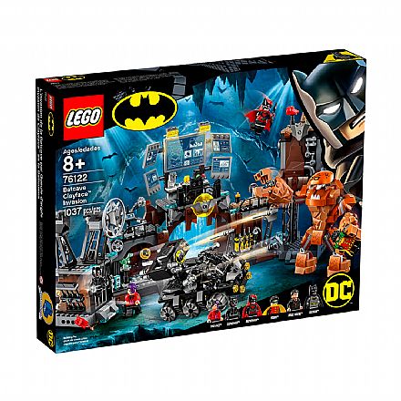 Brinquedo - LEGO Super Heroes DC Comics - BatCaverna: Invasão do Cara de Barro - 76122