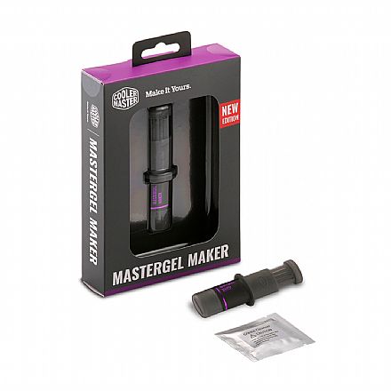 Pasta térmica - Pasta Térmica Cooler Master Gel Maker Nano - Seringa 1,5g - 11 W/m-K - MGZ-NDSG-N15M-R2