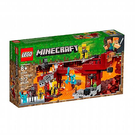 Brinquedo - LEGO Minecraft - A Ponte Flamejante - 21154