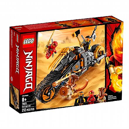Brinquedo - LEGO Ninjago - A Moto do Cole - 70672
