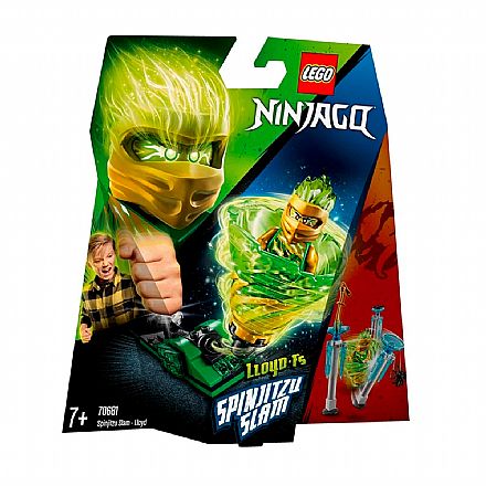 Brinquedo - LEGO Ninjago - Lançador Spinjitzu: Lloyd - 70681