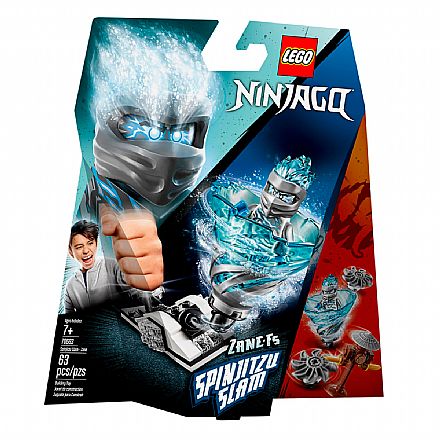 Brinquedo - LEGO Ninjago - Lançador Spinjitzu: Zane - 70683