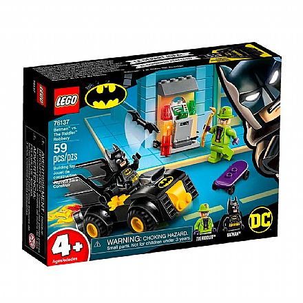 Brinquedo - LEGO DC Super Heroes - Batman: Assalto do Charada - 76137