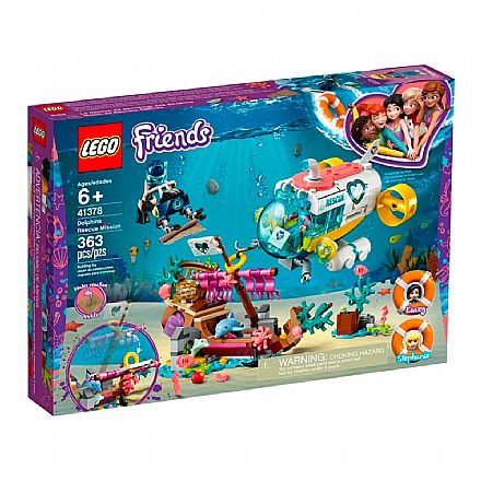 Brinquedo - LEGO Friends - Missão de Resgate do Golfinho - 41378