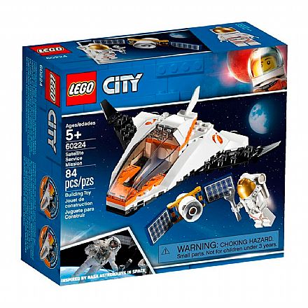 Brinquedo - LEGO City - Missão de Assistência a Satélite - 60224