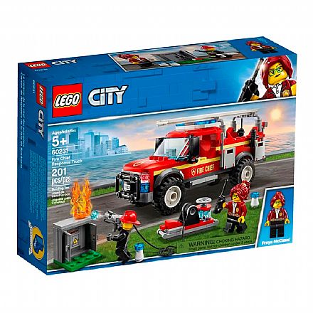 Brinquedo - LEGO City - Caminhão do Chefe dos Bombeiros - 60231