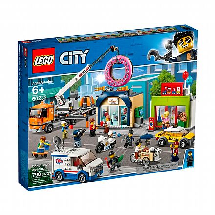 Brinquedo - LEGO City - Inauguração da Loja de Donuts - 60233