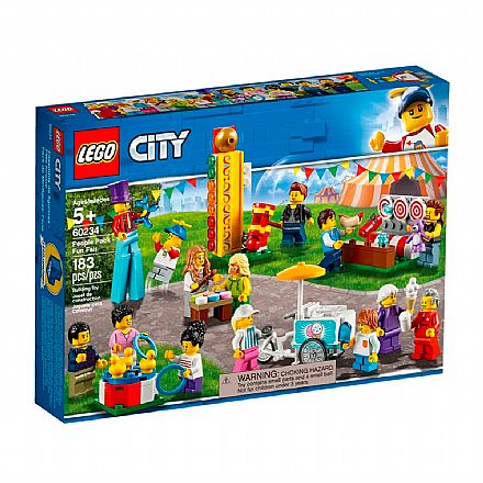 Brinquedo - LEGO City - Pacote de Pessoas: Parque de Diversões - 60234