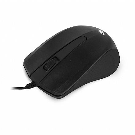 Mouse - Mouse USB C3 Tech MS-20BK - 1000dpi - USB