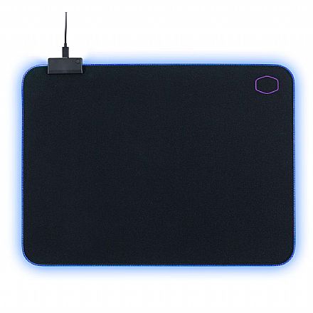 Mouse pad - Mousepad Cooler Master Masteraccessory MP750 - com iluminação RGB - Grande - 470 x 350 x 3mm - MPA-MP750-L