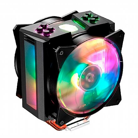 Cooler CPU - Cooler Master MasterAir MA410M - (AMD/Intel) - com LED RGB - MAM-T4PN-218PC-R1