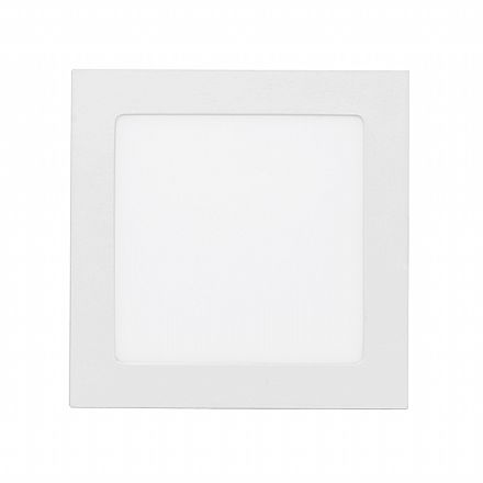 Iluminação & Elétricos - Painel de LED Embutido 6W Slim - Stella STH9951Q/65 - Quadrado 12,8cm - Bivolt - Cor 6500K Branco Frio - 400 Lumens