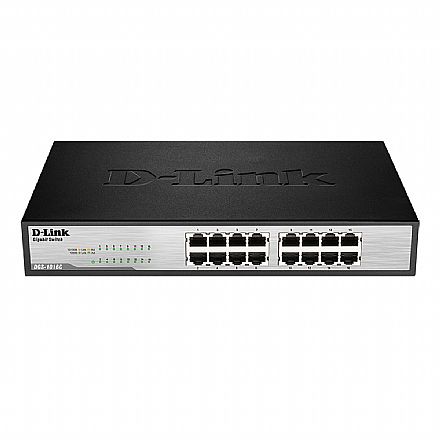 Rede Switch - Switch 16 portas D-Link DGS-1016C - Gigabit