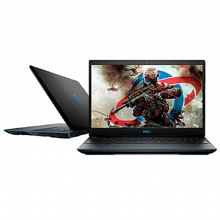 Notebook - Notebook Dell Gamer G3 3500-M40P - Tela 15.6" Full HD 144Hz - Intel Core i7 10750H, RAM 32GB, SSD 512GB, GeForce RTX 2060, Windows 10