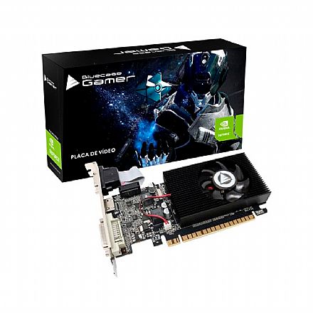 Placa de Vídeo - GeForce GT 730 2GB GDDR3 128bits - Bluecase - BP-GT730-2GD3D1
